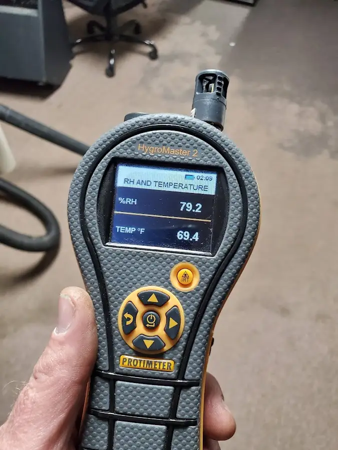 Moisture meter humidity assessment for Fire & Smoke Damage Restoration in Escondido